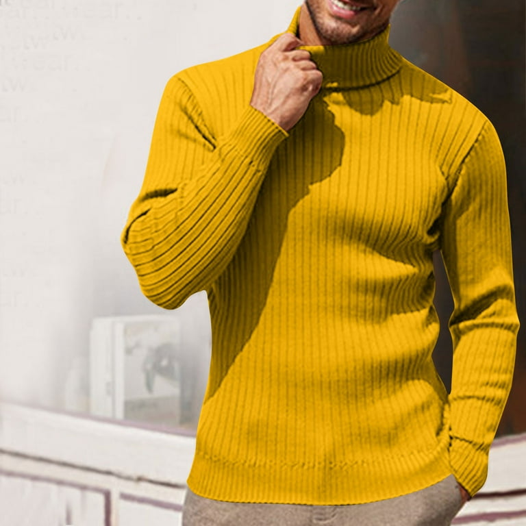 トップス humoresque sail turtleneck knit yellow F123DO6467-