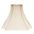 thumbnail image 1 of HomeRoots 469831 12 in. Ivory Slanted Notch Square Shantung Lampshade, 1 of 1