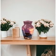 thumbnail image 5 of Keepsake Urns For Ashes Small - Sunset With Theme Painting Urn - Urns For Human Ashes Adult Female Mom & Male Dad - Cremation Keepsake Urns For Ashes - Burial Urn (Size - 3Inch, 2Pcs), 5 of 5