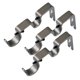 thumbnail image 5 of Juego de 3 soportes de barra de cortina de metal ajustables para barras de 1 y 5/8 pulgadas, resistentes gris, 5 of 6