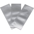 thumbnail image 4 of WACCOMT Pack Silver Pure Mylar Bags Open Top Smell Proof Vacuum Pouch Aluminum Foil Heat Seal Food Storage Bag Flat Coffee Candy Packing Pouches (100, 3.5x10cm (1.37x3.9 inch)), 4 of 5