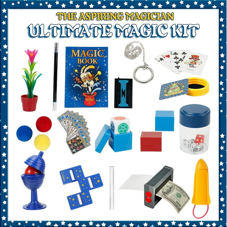 BLOONSY Magic Kit for Kids, Magic Tricks Set for Kids Age 6 8 10 12, Magici