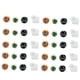 thumbnail image 3 of 10 piezas de madera para Halloween Macarena decoración de Halloween de gato hechas a mano suaves, 3 of 8