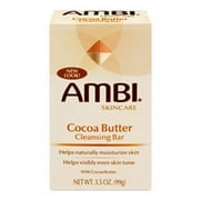 Ambi Skincare Bars Cocoa Butter Cleansing Bar, 3.5 Ounce (Pack of 6)