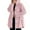 Pink, variant on Lixiuxyad Fuzzy Hooded Jacket Women's Jacket Winter Warm Soft Hooded Coat Long Sleeve Button Front Loose Fit Casual Outerwear For Daily Wear Beige
