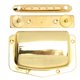 thumbnail image 5 of Cubierta de puente de guitarra Protector de puente de carcasa de Metal con accesorios de instrumentos de cuerda de tornillo, 5 of 8
