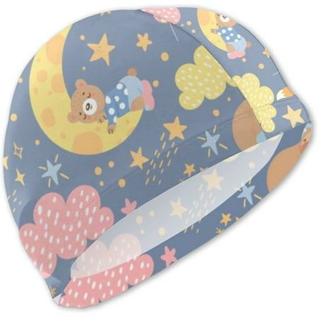 3-Pack Kids Swim Caps | Waterproof PU Caps With Cute Cartoon Patterns