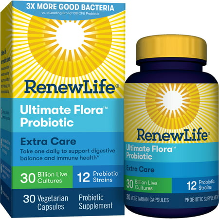Renew Life - Ultimate Flora Probiotic Extra Care - 30 billion - 30 vegetable capsules