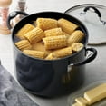 thumbnail image 4 of Tramontina Aluminum Nonstick Covered Stock Pot - Charcoal Gray, 4 of 6