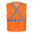 thumbnail image 2 of Portwest US370 Atlanta X Back Lightweight Hi-Vis Vest Orange, X-Large, 2 of 2