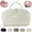 Beige, variant on Petition Makeup Bag For Women, Wide Open Lay-Flat Water-Resistant Puffy Padded Organizer With Compartments, Large Capacity Handheld Portable Travel Storage Pouch For Toiletries