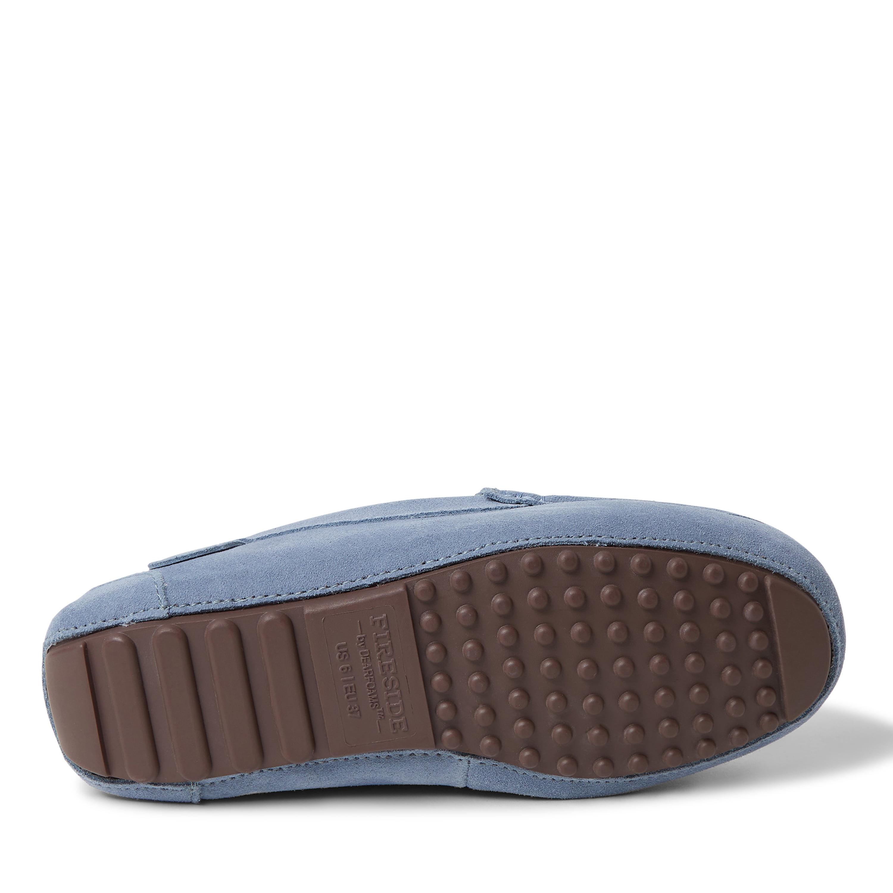 Fireside By Dearfoams Women's Mel Genuine Shearling Moccasin Slipper