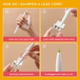 thumbnail image 4 of Kaco KALOR 36 Premium Color Mechanical Pencil Set, Refillable Soft Lead Cores, 36 Count, Pack of 1 Color Box, Drawing Sketching Pens Painting Supplies, 4 of 9