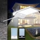 thumbnail image 1 of Luces Del Patio Lámpara solar de pared para exteriores de 48 LED con sensor de movimiento,resistente al agua IP65,para iluminación de garajes y patios (negra,1 unidad). Rkxzt, 1 of 8
