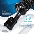 thumbnail image 5 of Detroit Axle - Front Struts w/ Springs w/ Sway Bar Links [4pc Set] Replacement for 2000-2005 Hyundai Accent, 5 of 7