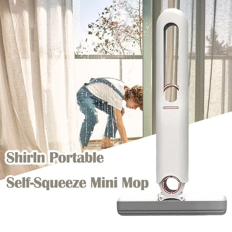 Shirln Portable Self-Squeeze Mini Mop Wet Hand Free Cleaner Tools/` Home  R6F2 