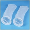 ZCONIEY Large Aquarium Filter Bags 7" Opening x 17" Long Nylon Filter Socks 75 Micron Felt Filtration 2Pack