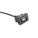 thumbnail image 3 of Adaptador de cable de extensión del panel del puerto USB del montaje empotrado del tablero del coche para Vios Likrtyny  Para estrenar, 3 of 9