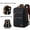 Black, variant on 16" Small Travel Backpack W/ USB Charging Port,Travel Backpack with Luggage Strap,Airline Approved Water Resistant Rucksacks,Lightweight Casual Daypack for College School Work Business