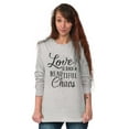 thumbnail image 3 of Beautiful Love Romance Poet Quote Women's Long Sleeve T Shirt Brisco Brands M, 3 of 6