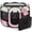 Pink, variant on HEETLY Pet Cat Playpen for Indoor Cats Enclosed, Puppy Dog Play Pen for Outdoor Travel Camping