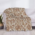 thumbnail image 3 of Fotbe Indian Paisley1 Manta de Franela con Estampado, Manta Ultrasuave para Cama, Sofá, Auto, Hipoalergénica y Antibolitas-60"x50", 3 of 6