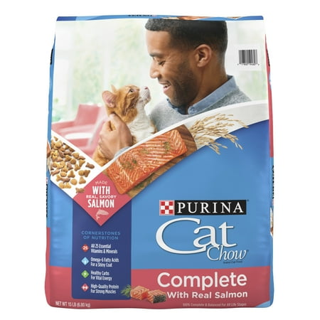 UPC: 0017800194808 | Purina Cat Chow High Protein Salmon Dry Cat Food 15 lb Bag