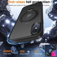 thumbnail image 4 of PYYAN-Compatible with iPhone X/XS Case with Magnetic Ring Stand, Military Drop Protection, Anti-Scratch/Anti-Fingerprint Translucent Matte Phone Case for iPhone X/XS (Black), 4 of 4