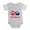 Heather Gray, variant on CafePress - Peace Love Australia - Cute Infant Baby Football Bodysuit