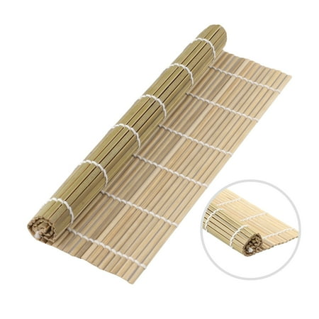 

JINGT 1 Piece Kitchen Sushi Tool Roll Mat Diy Rice Ball Rice Spoon Tool Sushi Mat 27*27cm