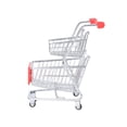 thumbnail image 4 of UPGRATOR Chariot Mini Chariot Panier de Rangement Rouge ABS pour Moderne 1 Ensemble, 4 of 6