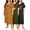 A1-Set6, variant on FEREMO Plus Size Nightgowns for Women Short Sleeve Sleepshirt Knee Length Sleepwear with Pockets