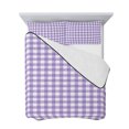 thumbnail image 7 of Purple Twin XL Size Down Alternative Comforter, Lightweight Comforter Quilt Bedding Set with Pillow Shams Country French Rustic Buffalo Plaid Modern Art All Seasons Bed Comforter Duvet Insert 68"x98", 7 of 7