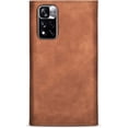 thumbnail image 2 of Wallet Case for Xiaomi Redmi Note 11 Pro for Women, Shoulder Crossbody Purse Handbag Neck Strap Lanyard Cover with ID Card Holder Phone Case for Xiaomi Redmi Note 11 Pro XK Brown, 2 of 9