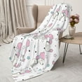 thumbnail image 3 of Sikiie Cute Poodle Dog Cozy Flannel Fleece Throw Blanket: Lightweight & Thick for All Seasons - Perfect for Women, Men, & Kids"40"x30", 3 of 6