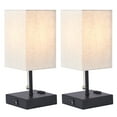 2 Matching 12" Desk Lamps and Table Lamps for Bedroom Home Office More