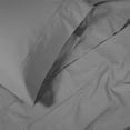 thumbnail image 3 of Superior Tierney Cotton Percale Deep Pocket Sheet Set, Twin, Smoked Pearl, 3 of 9
