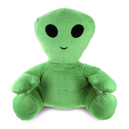 UPC: 0707466774833 | DolliBu Plush Alien Stuffed Toy – Soft Huggable Green Alien  Adorable Space Creature Plushie Toy  Cute Weird Cuddle Gifts  Super Soft Plush Doll Galaxy Toy for Kids and Adults – 24 Inches