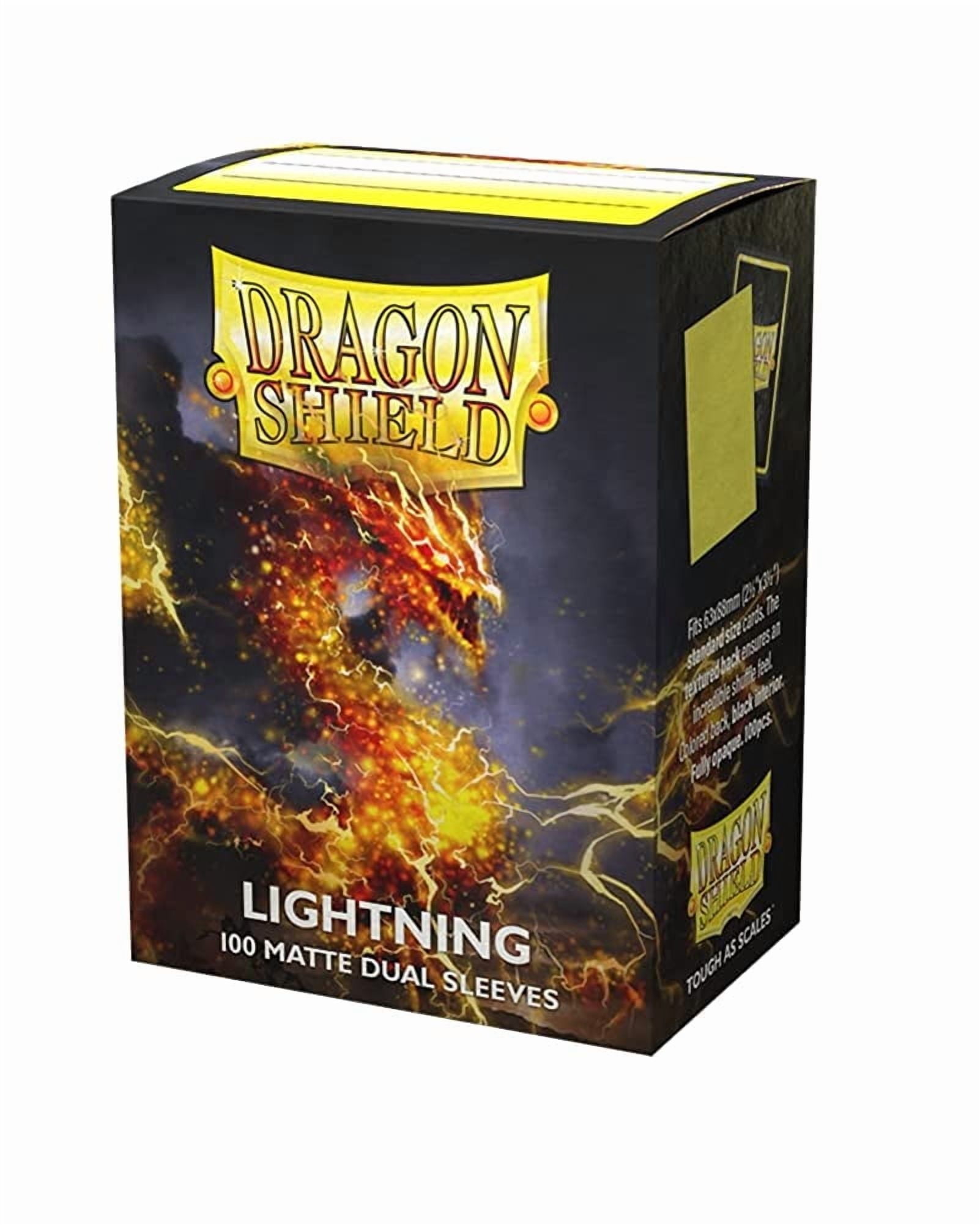 2 Packs Dragon Shield Dual Matte Lightning Standard Size 100 ct Card Sleeves Value Bundle!