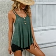 thumbnail image 6 of Horkkom Camisole Tops for Women Summer V Neck Tank Tops Causal Solid Color Sleeveless Tops L, 6 of 7