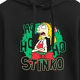 thumbnail image 3 of Hey Arnold! - Ho Ho Ho Stinko - Juniors Cropped Pullover Hoodie, 3 of 5