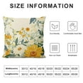 thumbnail image 5 of Chilfamy  Summer Pillow Covers Watercolor Leaves Daisy Decor for White Throw Pillows Covers Outdoor Spring Farmhouse Pillow Covers Decor Couch Living Room, 5 of 5