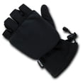 thumbnail image 4 of Fleece Shooters Mittens, Black, XL, 4 of 6
