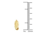 thumbnail image 5 of Anygolds 14K Real Solid Gold Feather Ear Piercing 18 Gauge - MBJ3114Y Yellow Gold, 5 of 6
