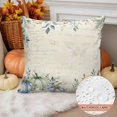 thumbnail image 2 of Outdoor Waterproof Pillow Covers Thanksgiving Green Pumpkin Autumn Eucalyptus Leaf Decorative Throw Pillow Protectors for Sofa Couch,20x20in 2 Pack, 2 of 9