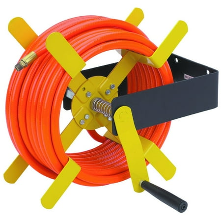 100 Ft. Open Side Steel Air Hose Reel