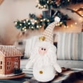 thumbnail image 3 of Estatua de de Navidad, Estatuilla, Adornos de , Juguetes Coleccionables, Colgantes Noel, Regalos, Muñeco para Vacaciones, Escritor BLESIY Muñeca de gnomo, 3 of 7