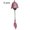 Pink, variant on Japanese Furin Wind Chime Bell Iwachu Nambu Cast Iron Temple Garden Decor I3G5