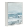 thumbnail image 4 of Stupell Industries Foggy Ocean Abstraction Abstract Painting White Framed Art Print Wall Art, 24 x 24, 4 of 10