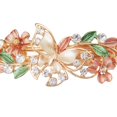 thumbnail image 4 of Lady Rhinestone Hair Clip Flower Decorative Butterfly Hair Clip French Barrette, 4 of 10